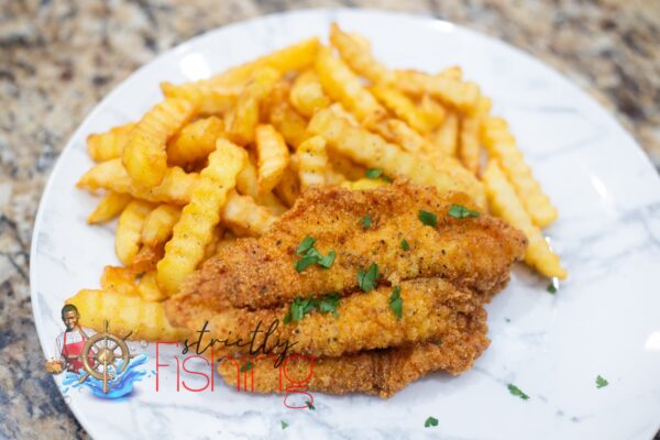 4pc Catfish Fillets Plate